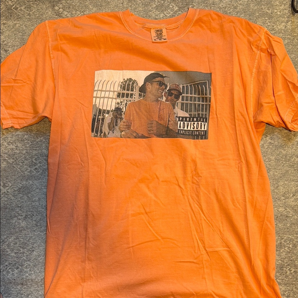 Tom Brady Super Celebration Orange Graphic T-Shirt
